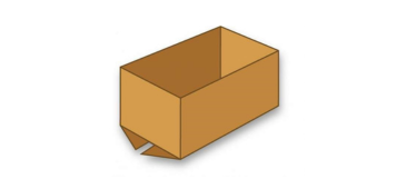 Half slotted boxes used with lids